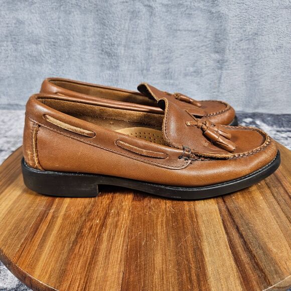 G.H. Bass & Co. Shoes - GH Bass Weejuns Marietta II Loafer Women Size 7 Brown Leather Tassel Kiltie Shoe